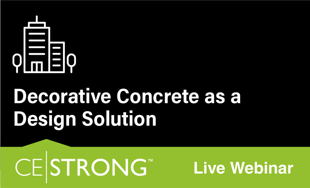 Decorative Concrete as a Design Solution